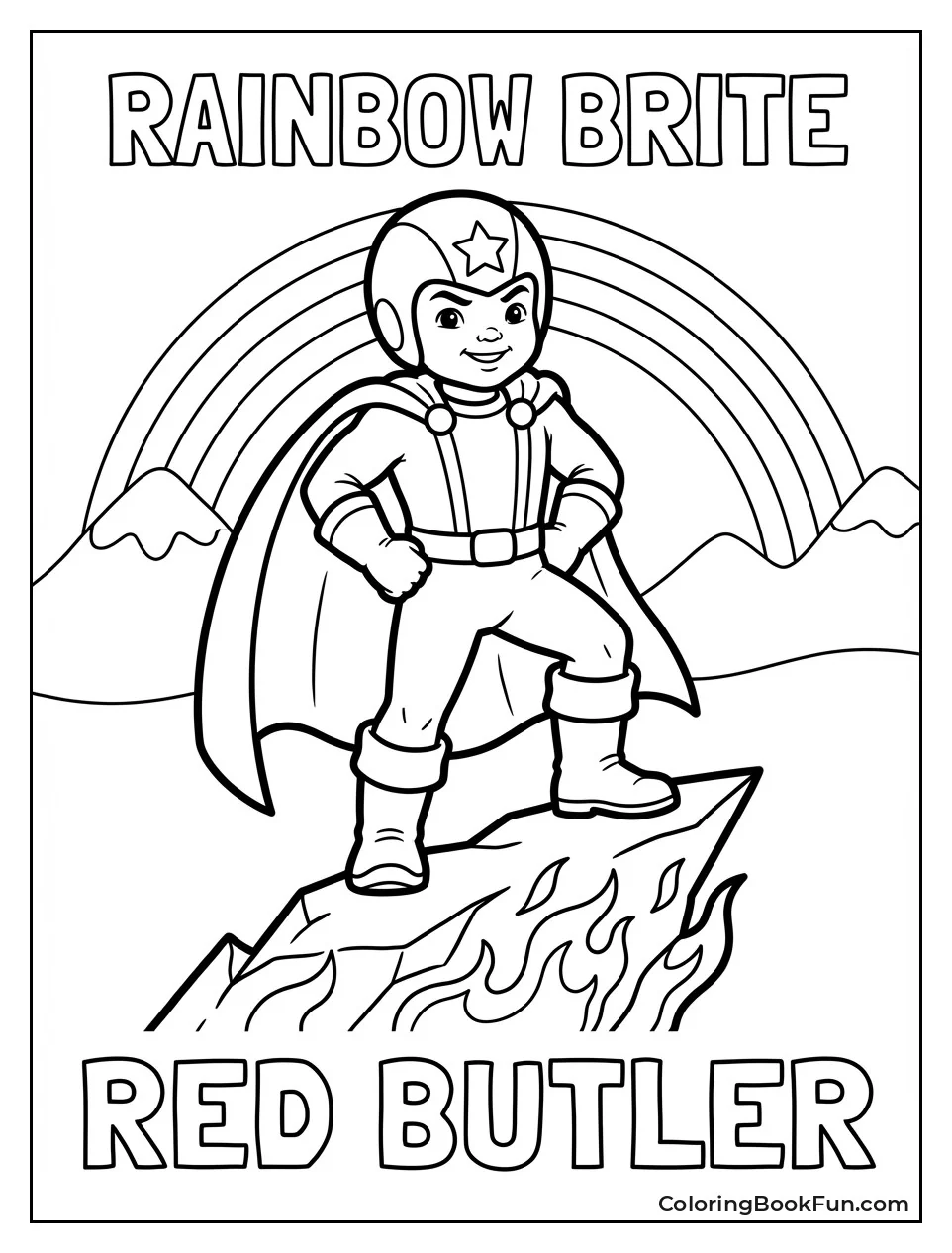 Heroic Red Butler Posing