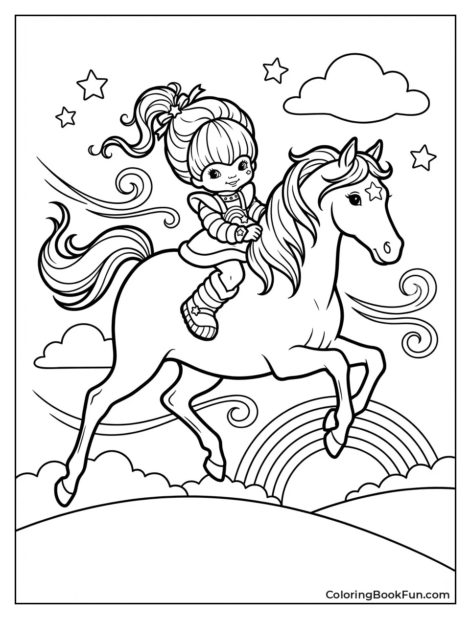Rainbow Brite Riding Starlite