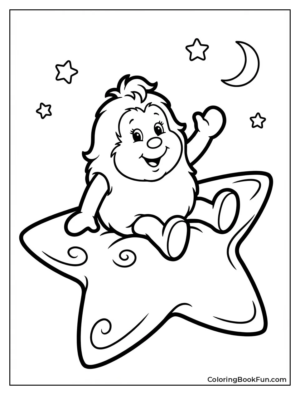 Twink Waving on Star