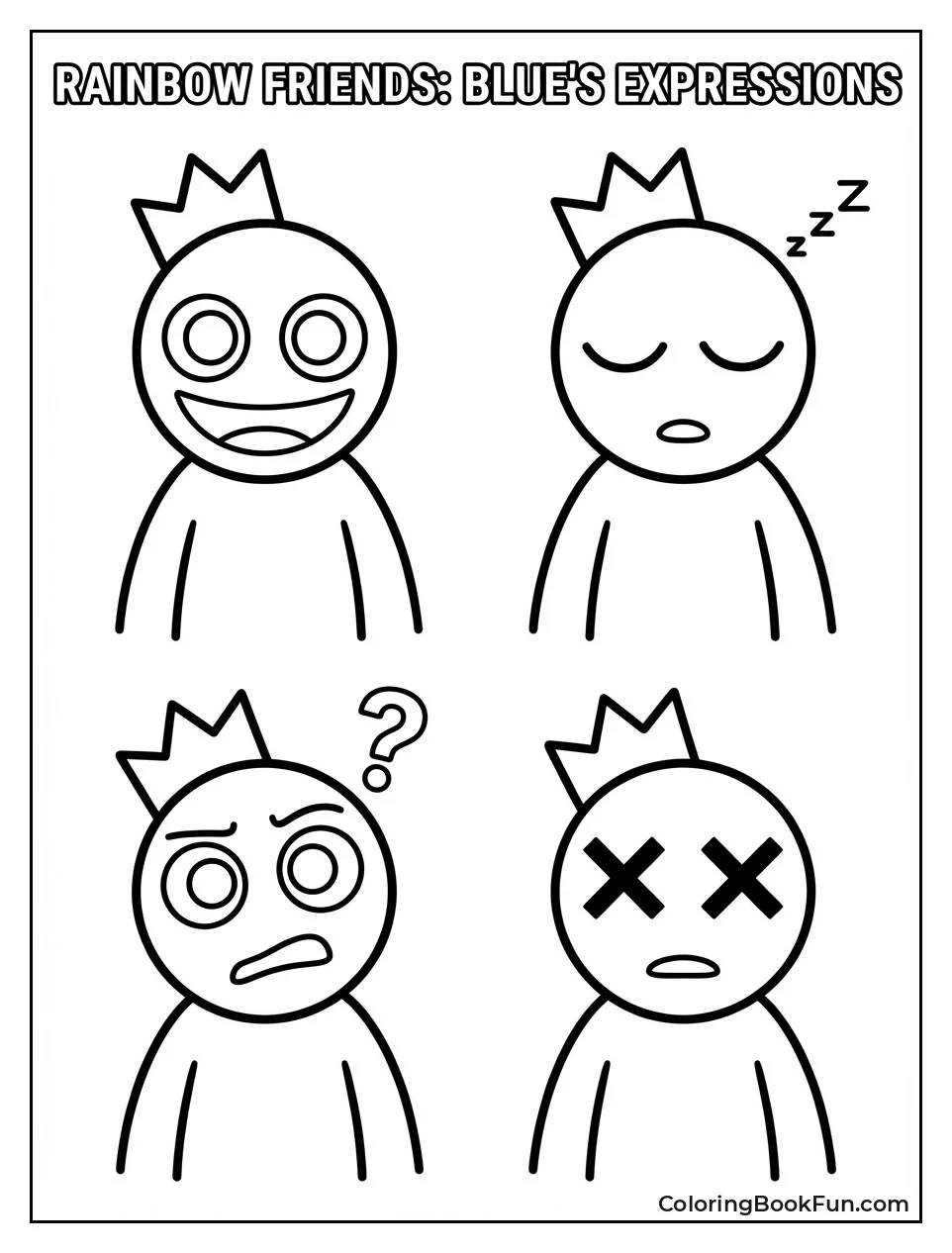 Blue Makes Funny Faces