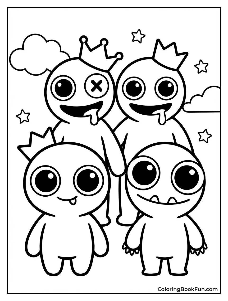 Kawaii Chibi Friends Group