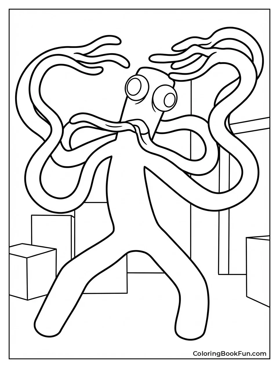 Green Flails Long Searching Arms