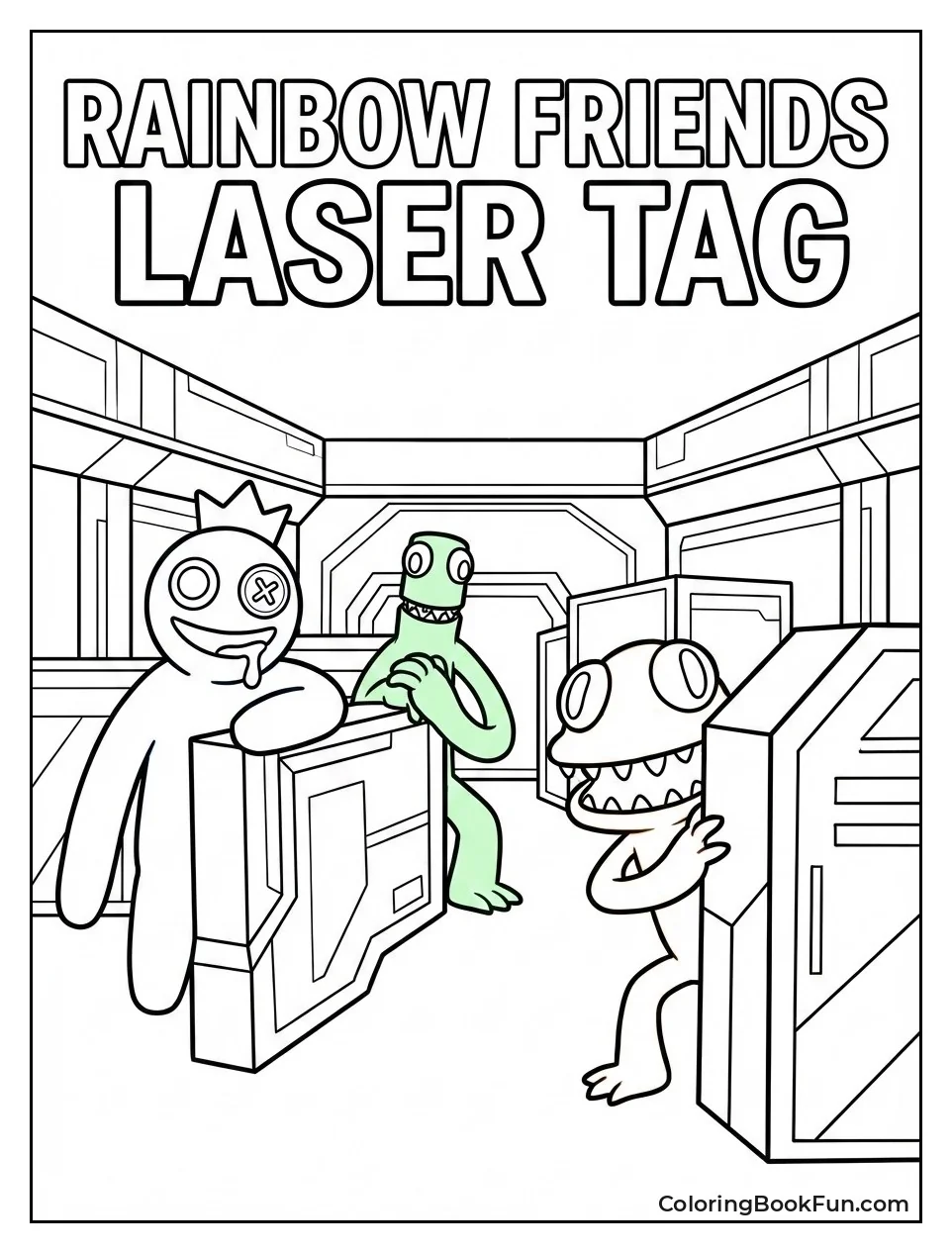 Neon Laser Tag Arena