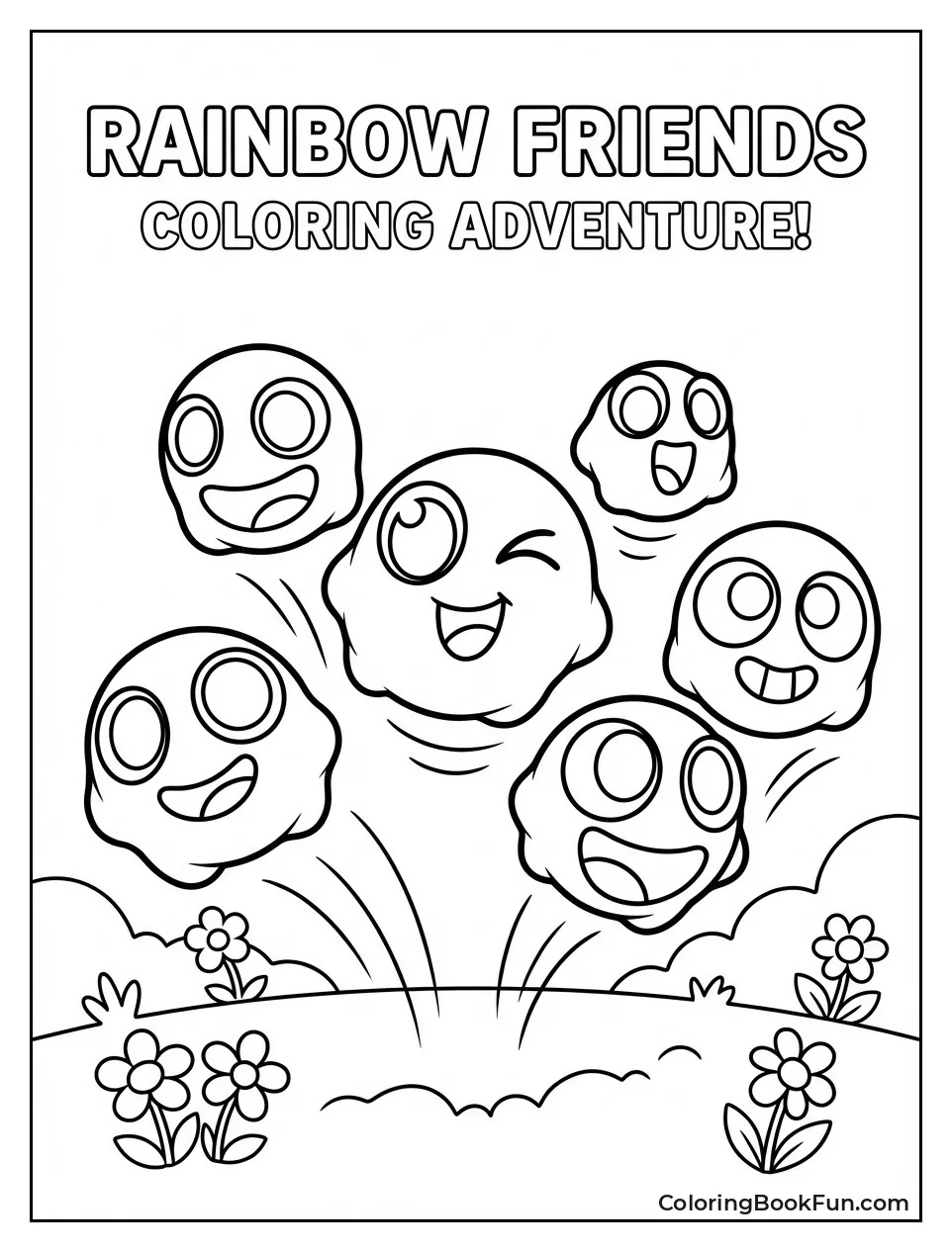 Bouncing Looky Creatures Group