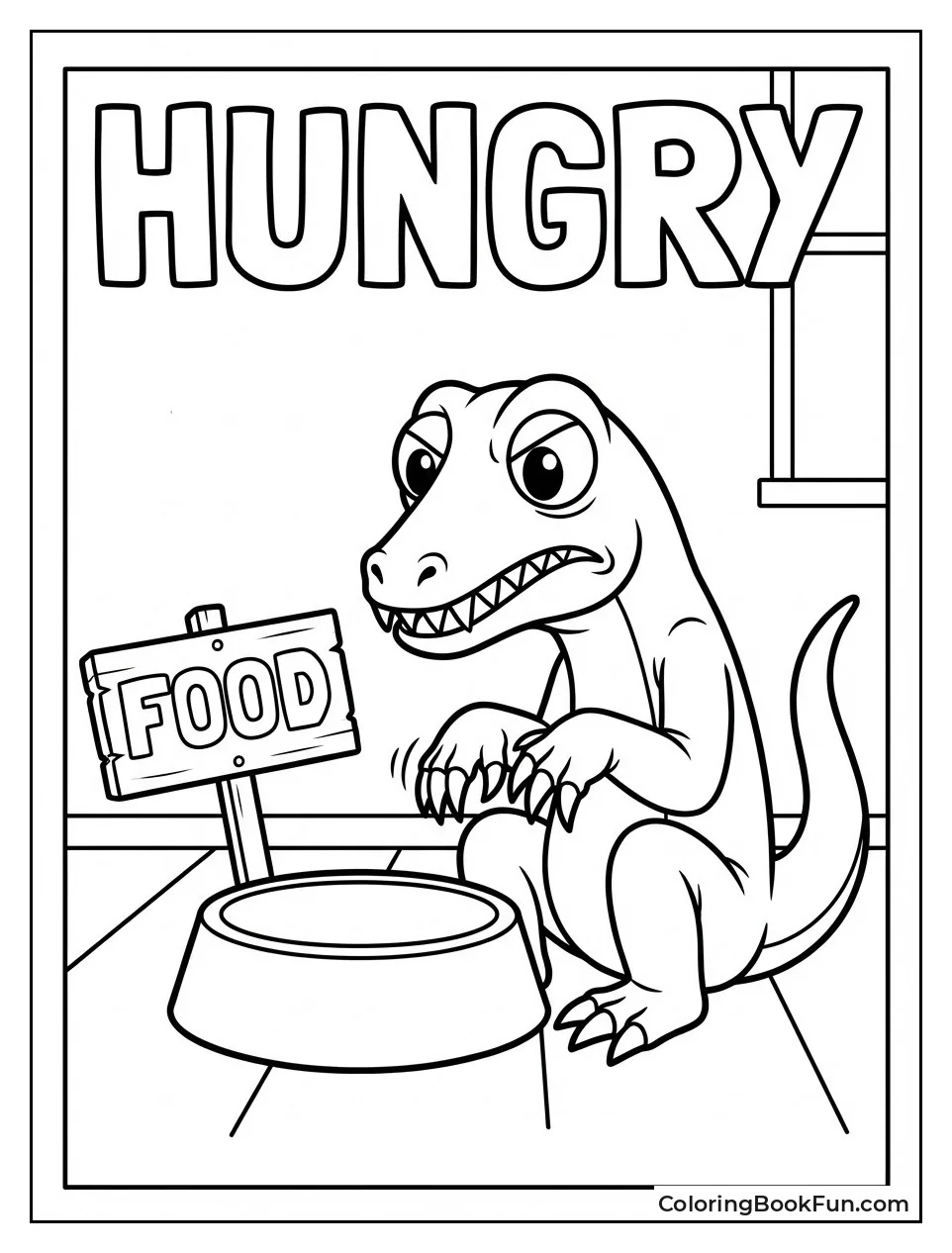 Orange Waits by Food Bowl