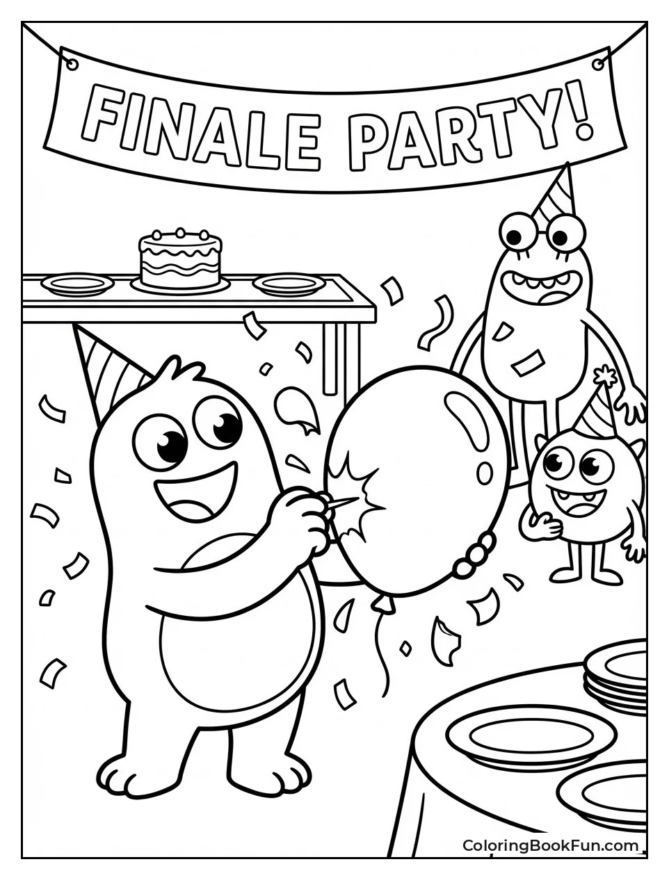 Blue Pops Party Balloons