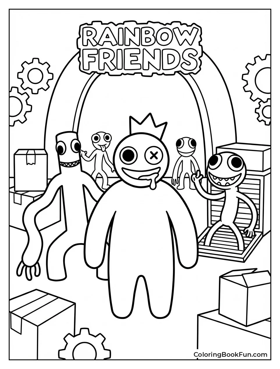 Monsters Pose in Roblox Style