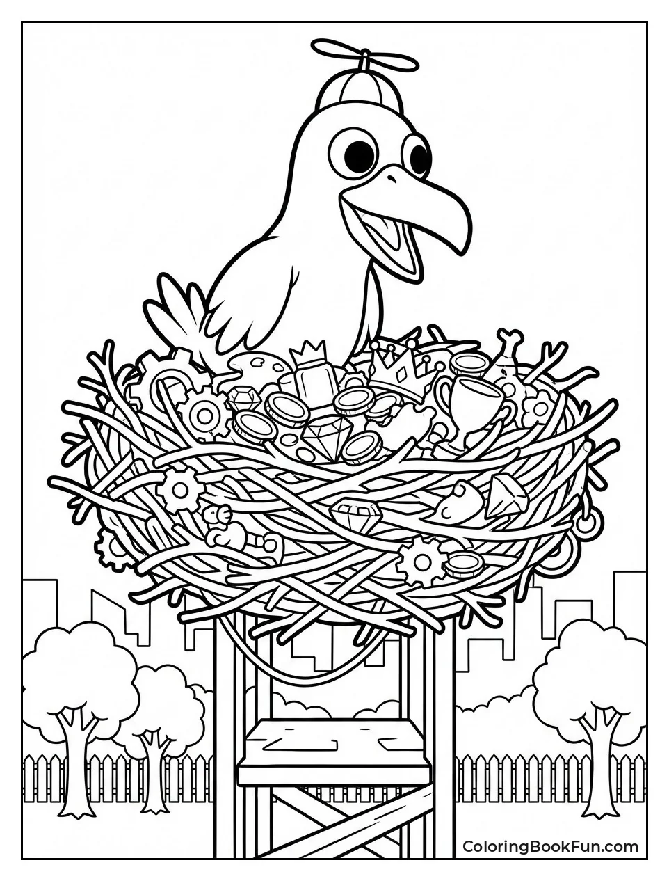 Yellow Guards Shiny Nest