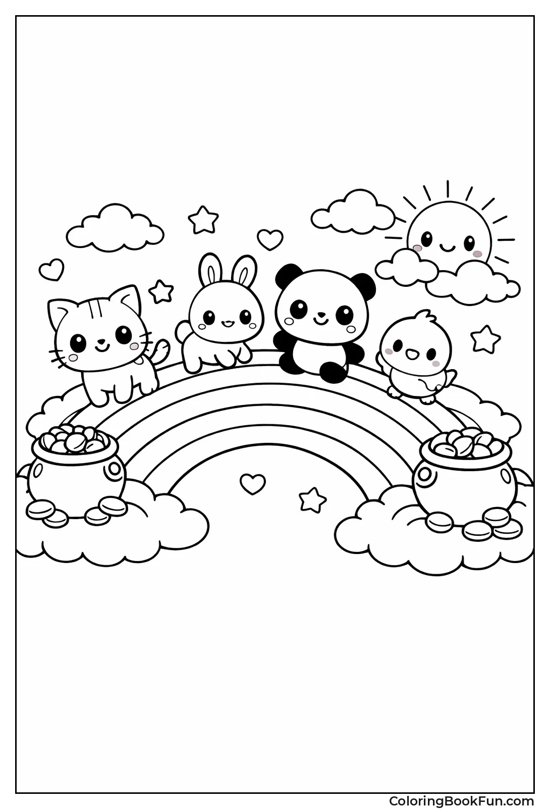 Animals on Rainbow Bridge