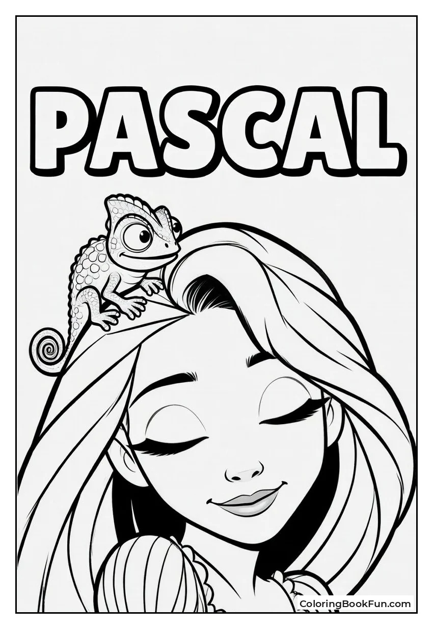 Rapunzel Holds Pascal
