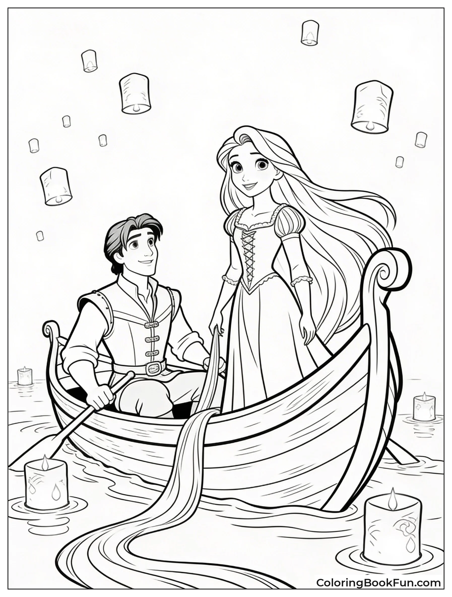 Lantern Kiss on Boat