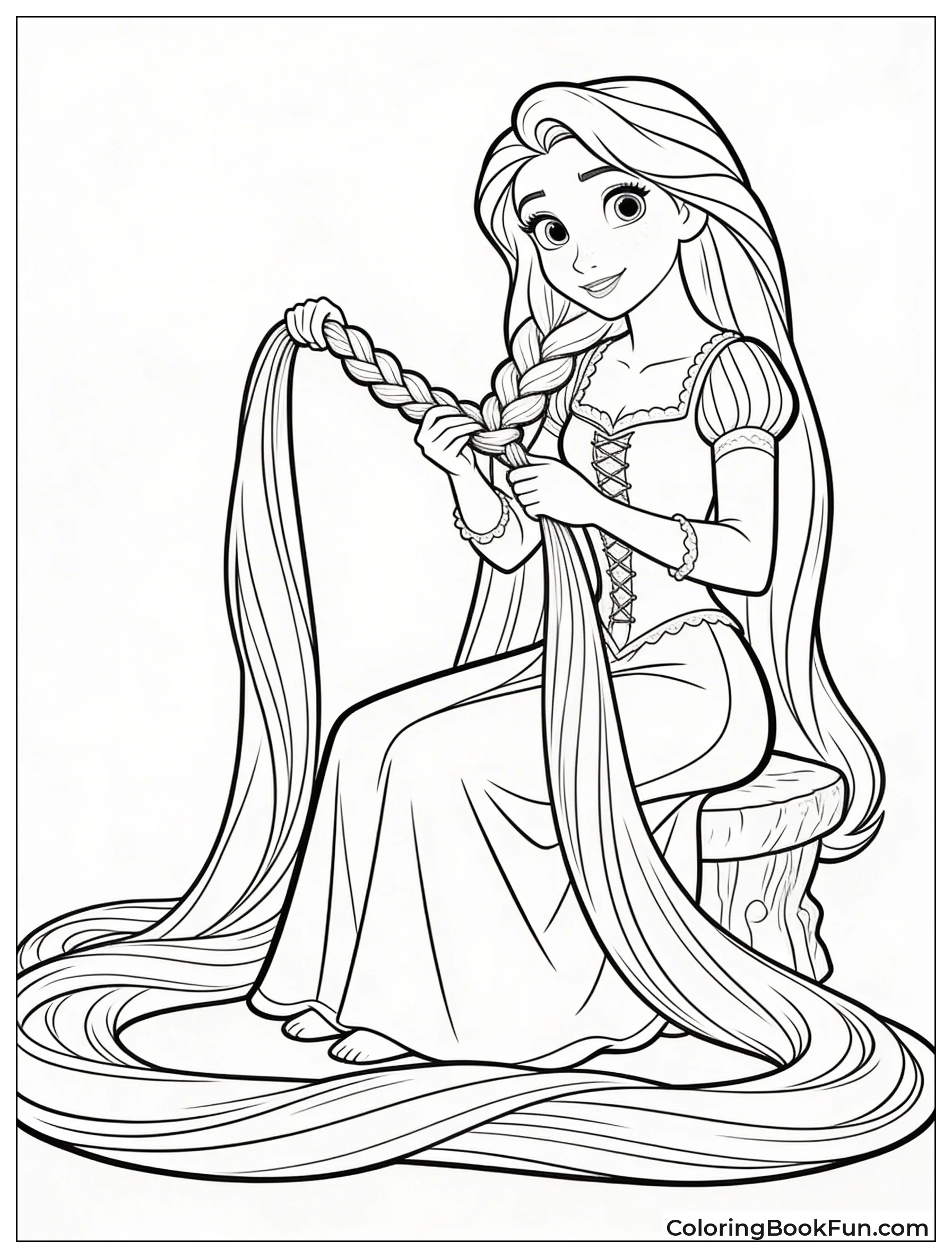 Rapunzel Braids Long Hair