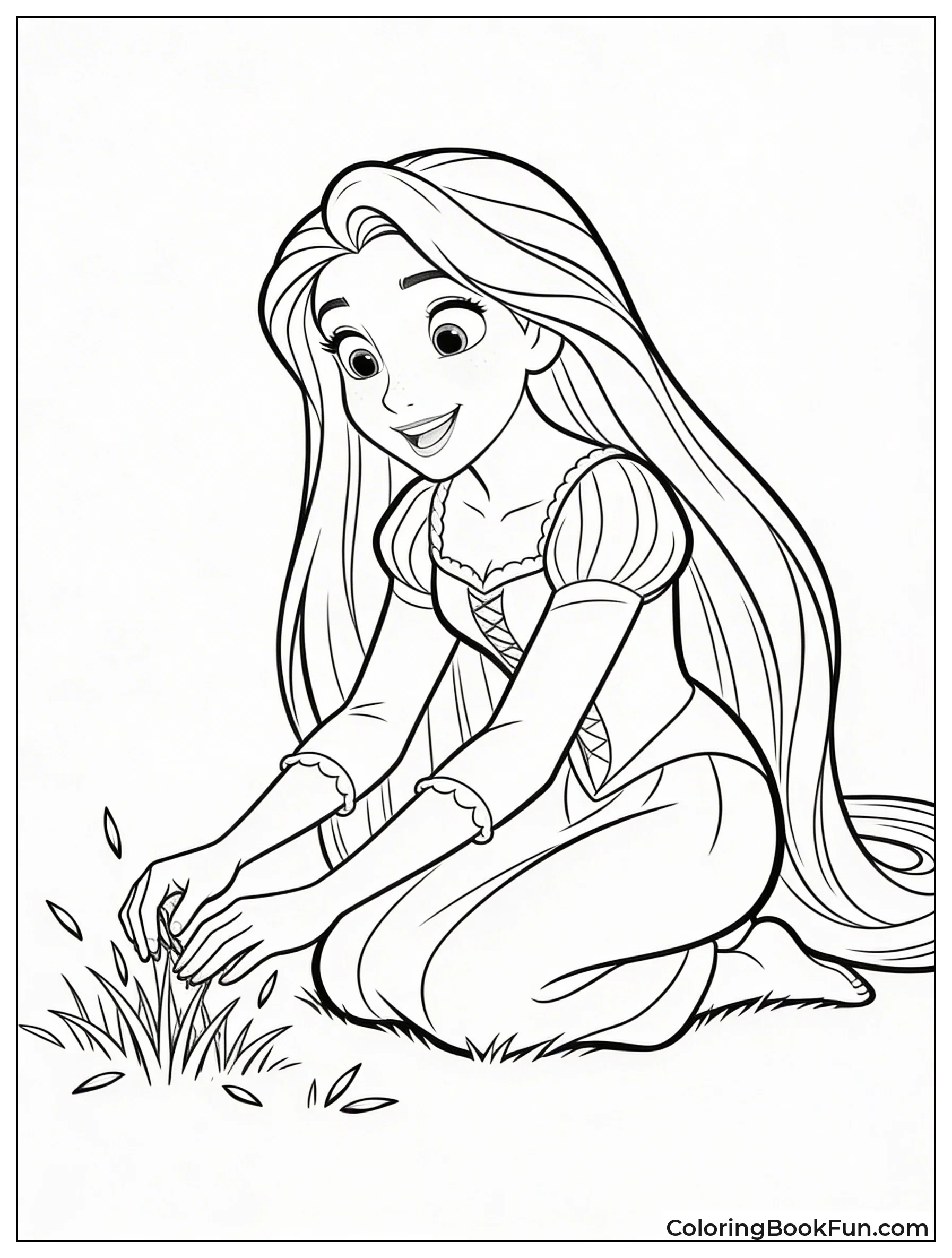 Rapunzel Touches Grass