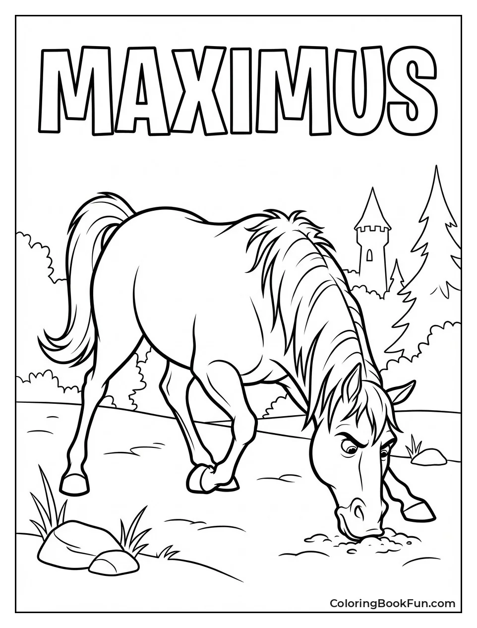 Maximus Sniffs the Ground