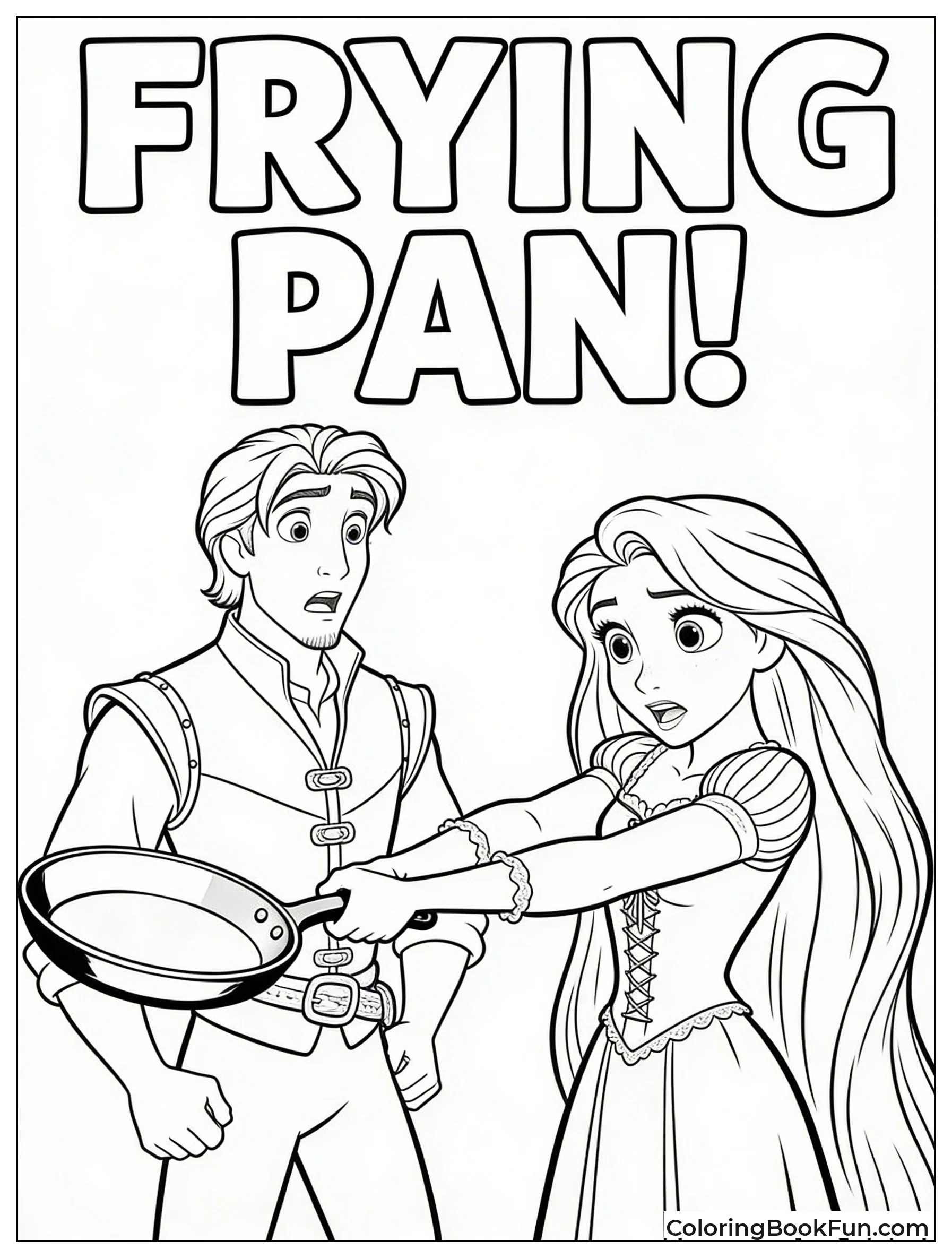 Rapunzel Swings Frying Pan