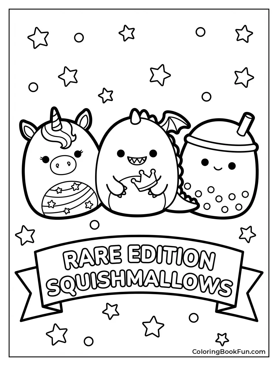 Rare Squishmallows with Unique Designs