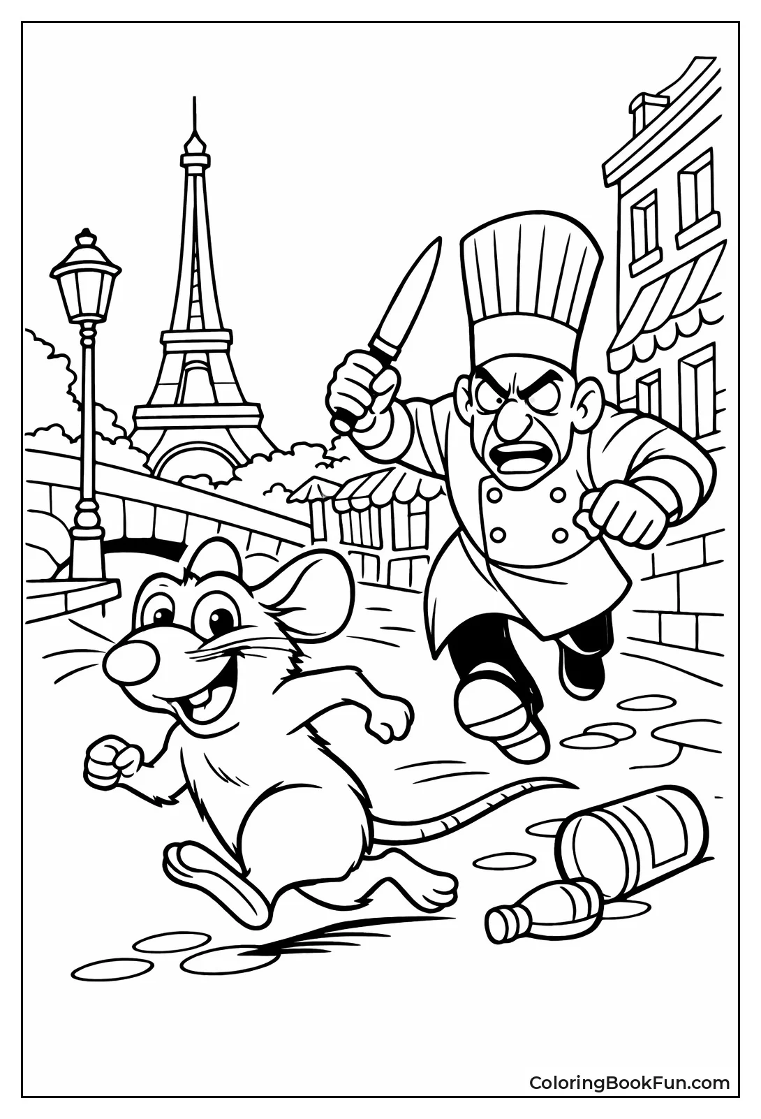 Remy Flees Skinner in Streets