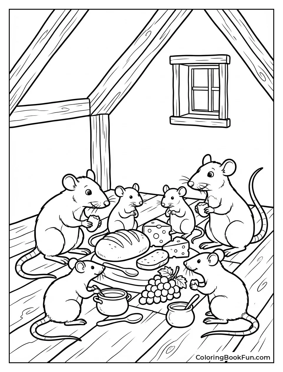 Rats Feast on Kitchen Treats