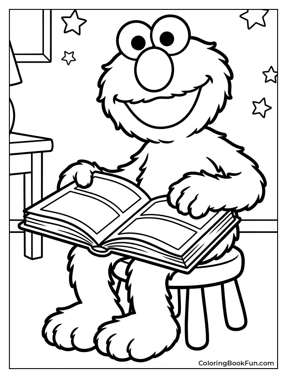 Elmo Reads Big Book