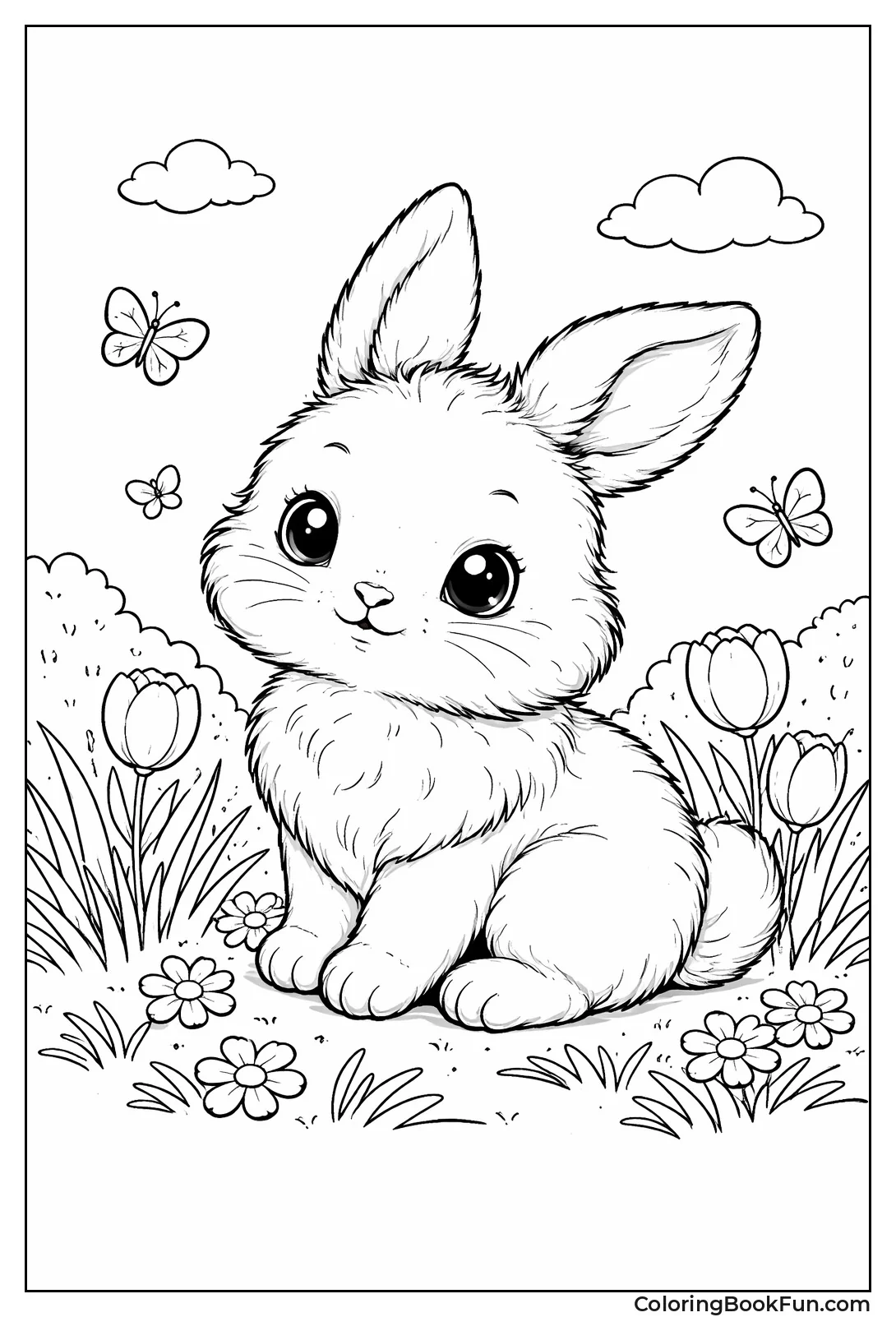 Realistic Baby Bunny Fur