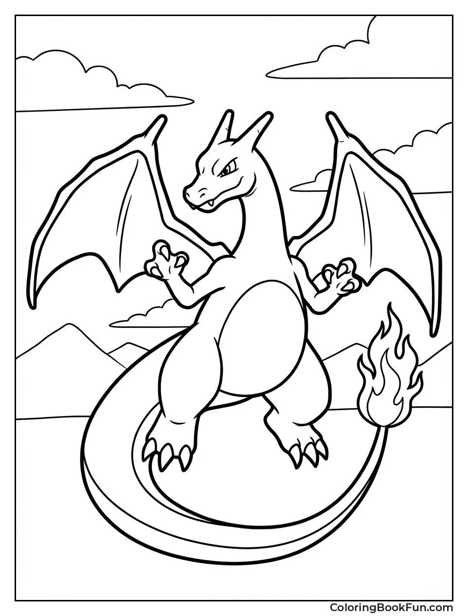 Realistic Charizard Dragon
