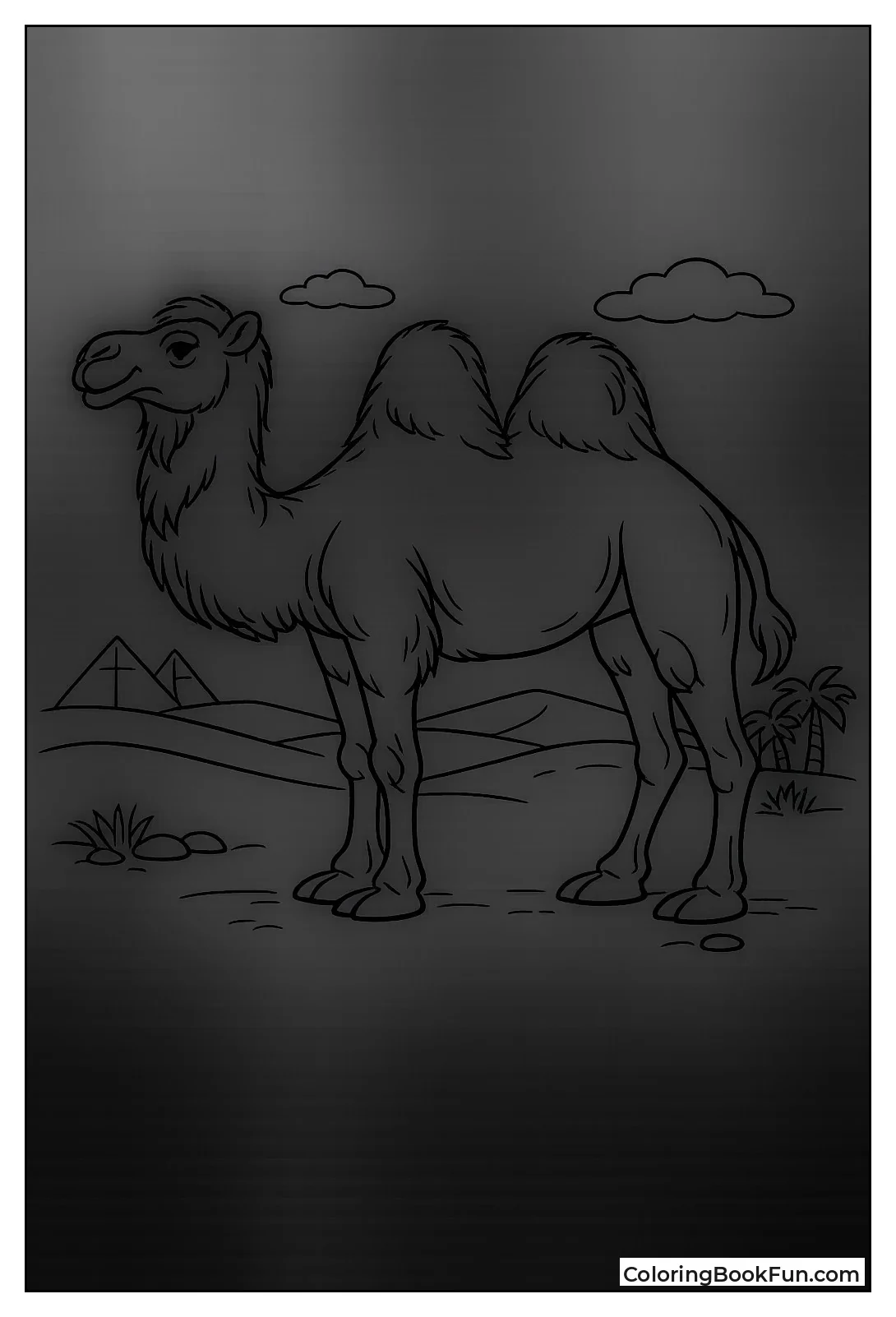 Realistic Detailed Camel Body