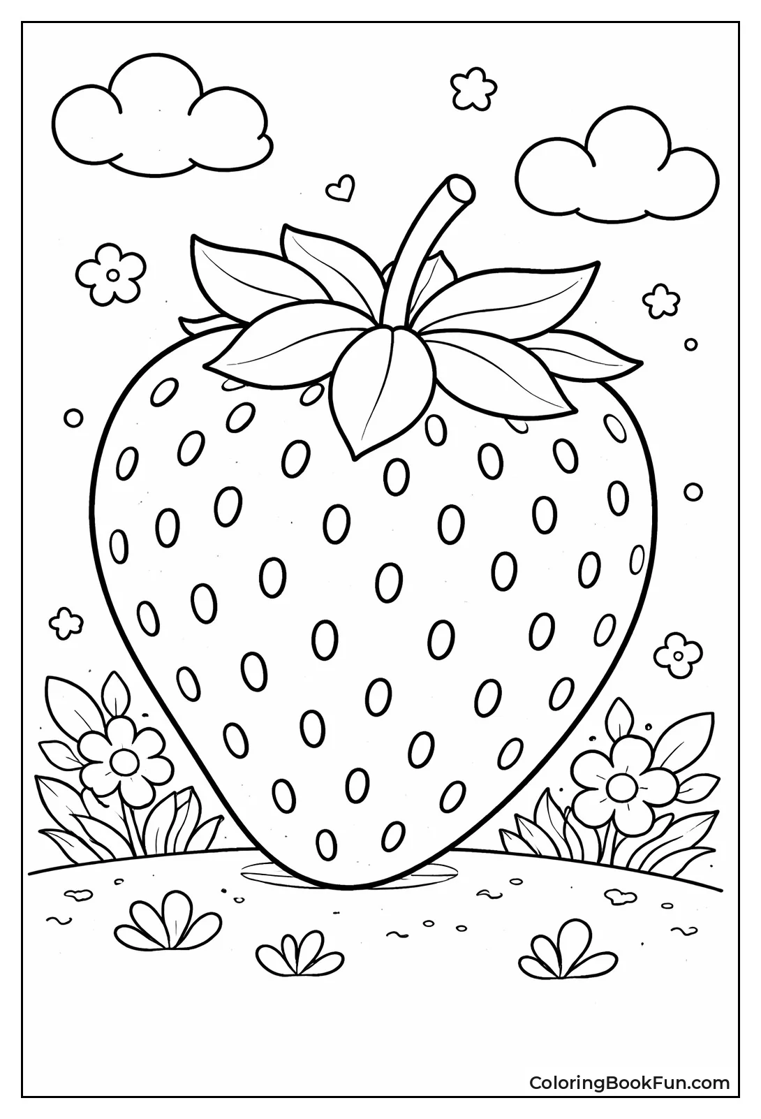 Giant Realistic Strawberry Shines