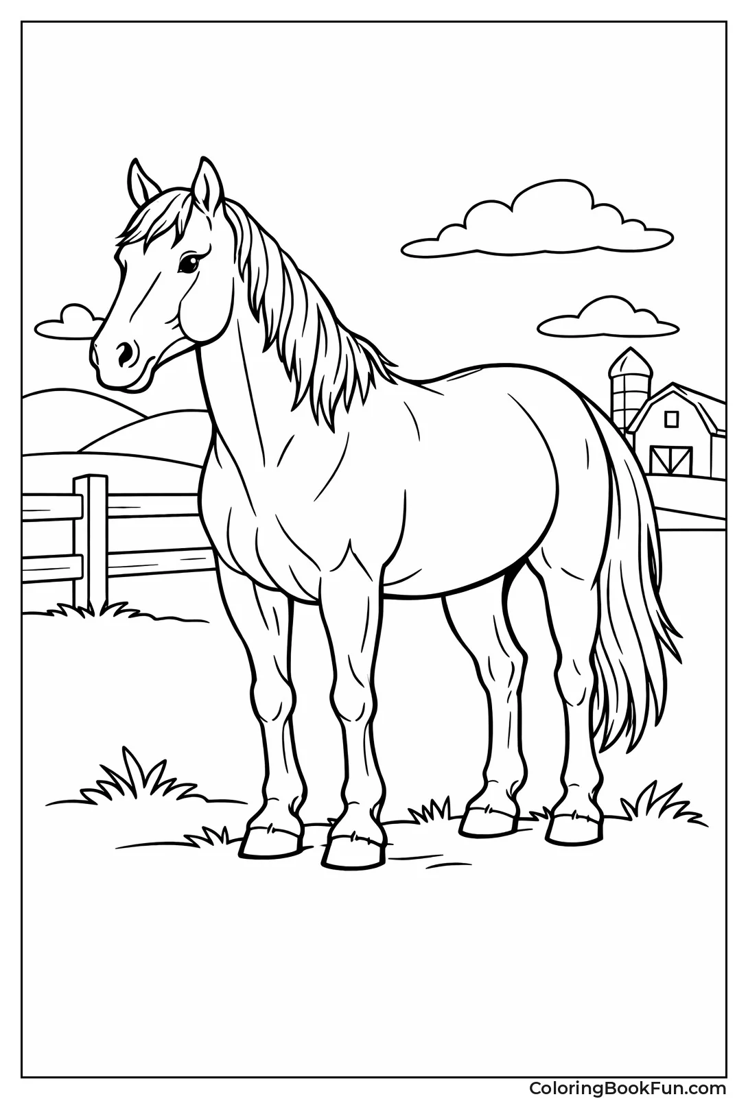 Realistic Horse Portrait