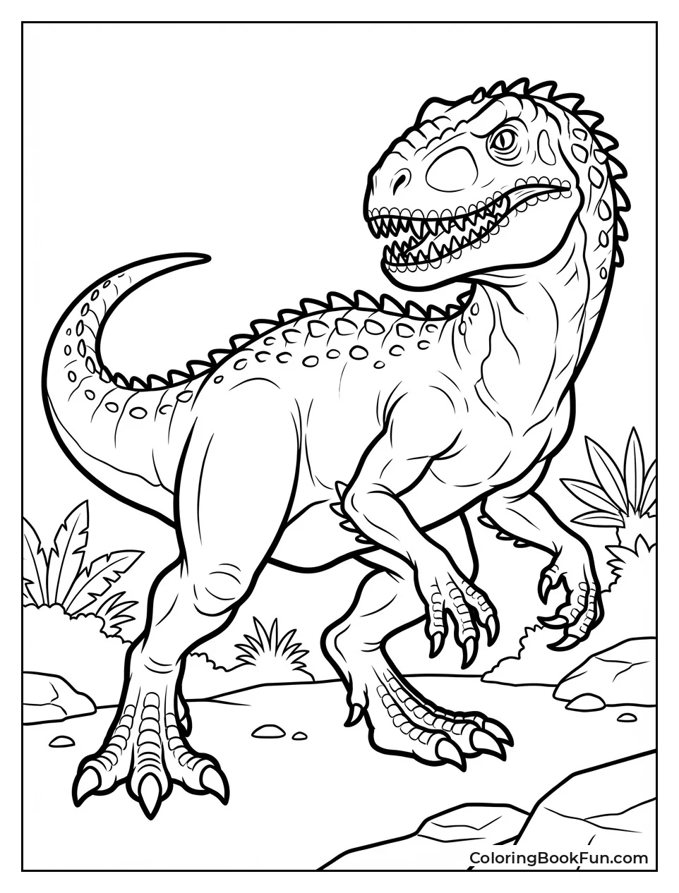 Realistic Indominus Rex Shows Claws