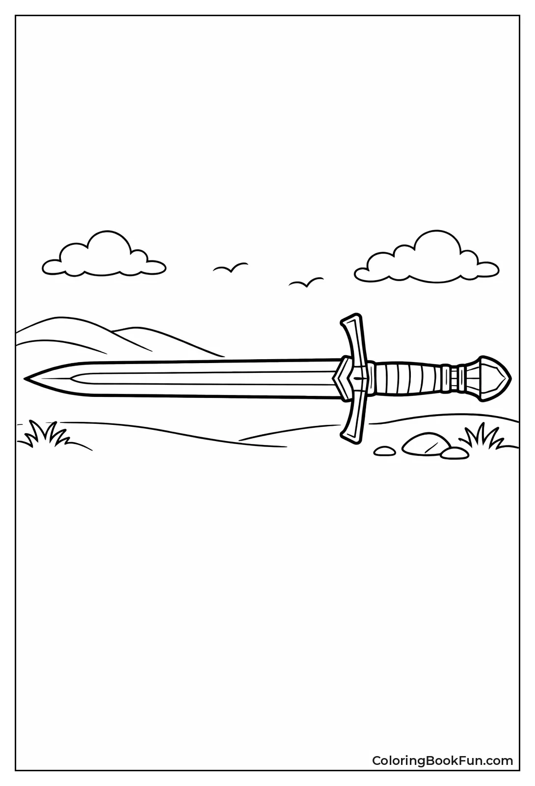 Detailed Longsword View