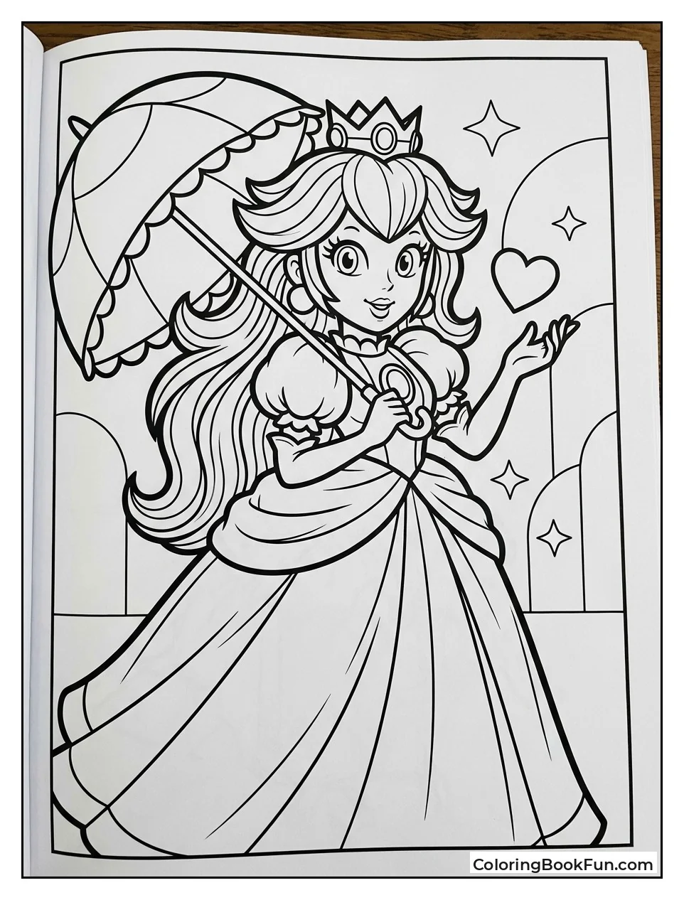 Realistic Peach with Crown