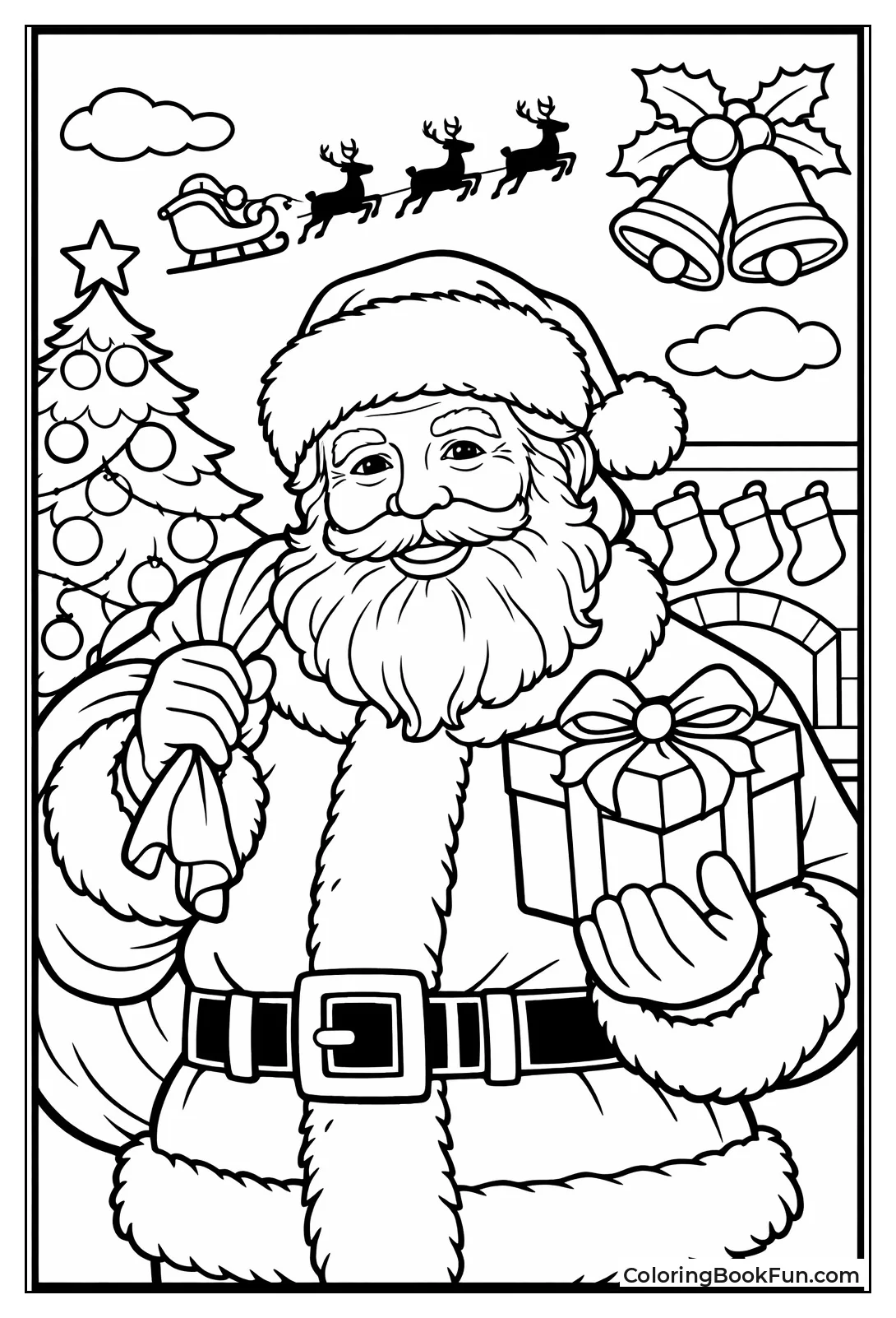 Realistic Santa Portrait