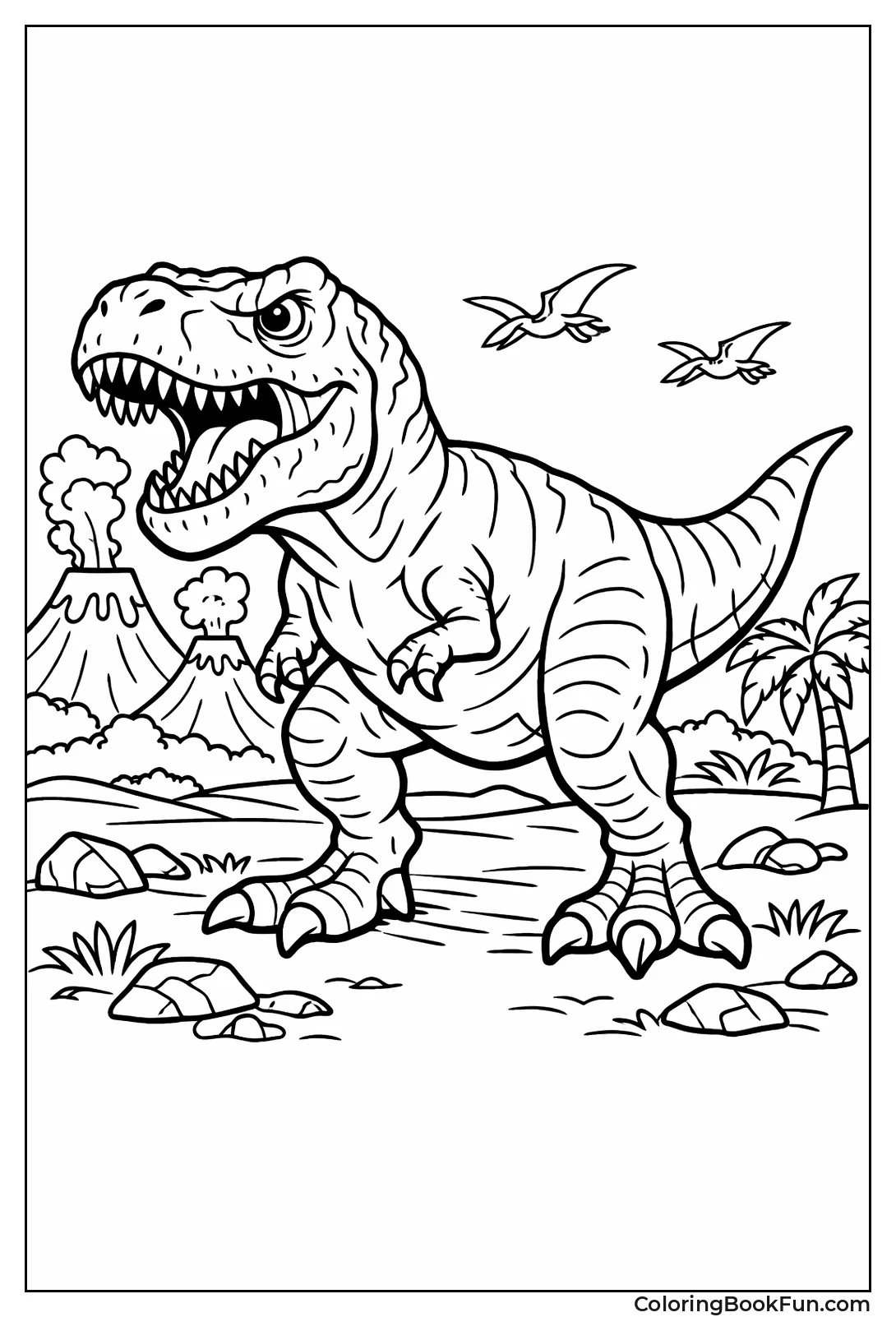 Lifelike T-Rex Stands Tall