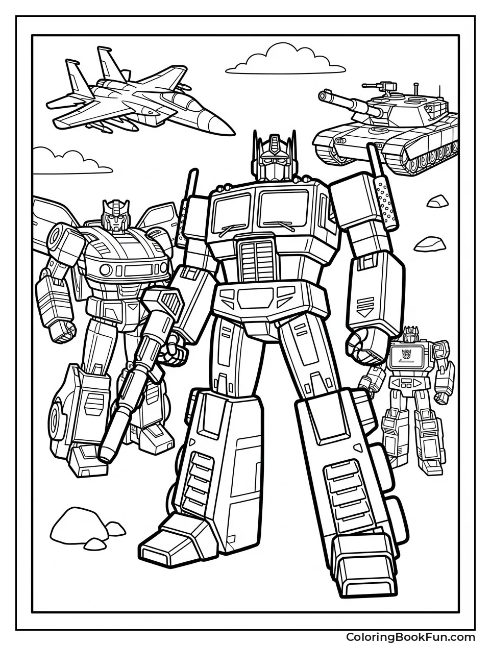 Realistic Transformers Robot Forms