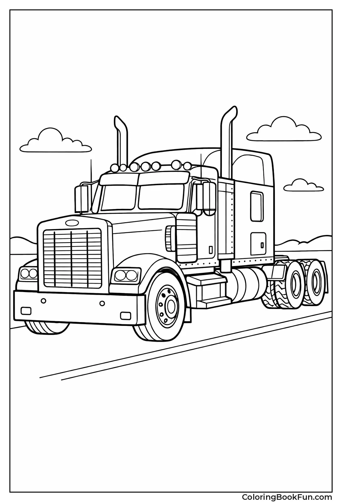 Realistic Semi Truck Details