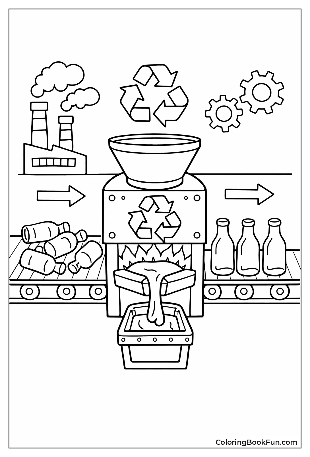 Glass Bottles Melt into New