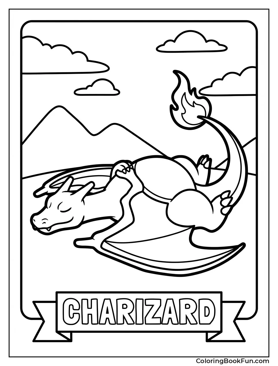 Charizard Sleeps Relaxed