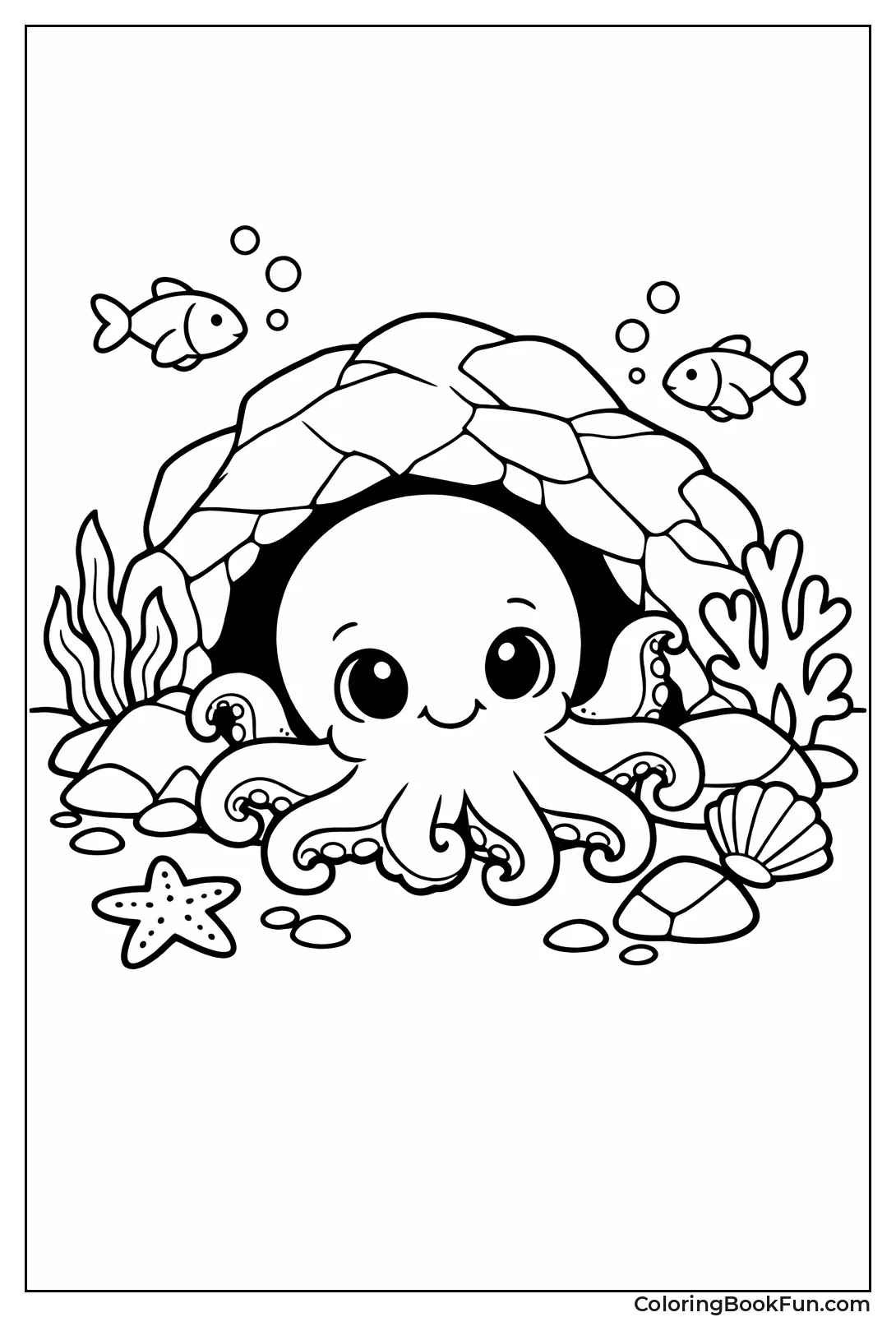 Resting Cave Octopus