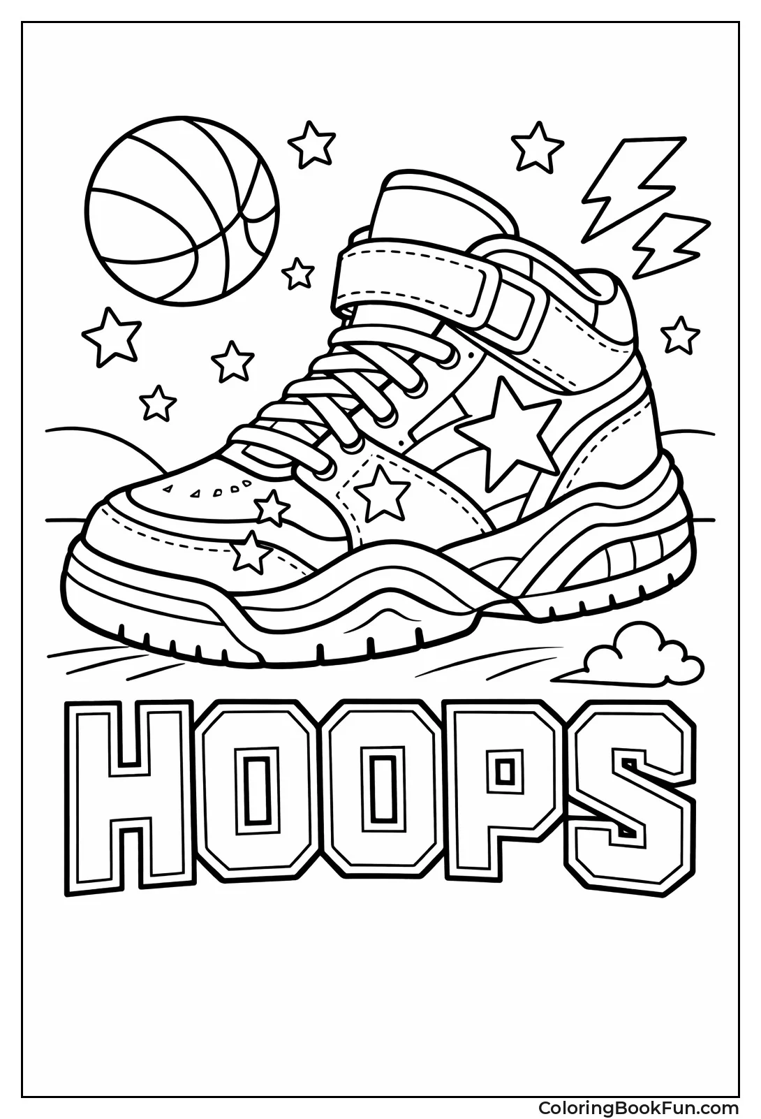 Retro Basketball Shoe