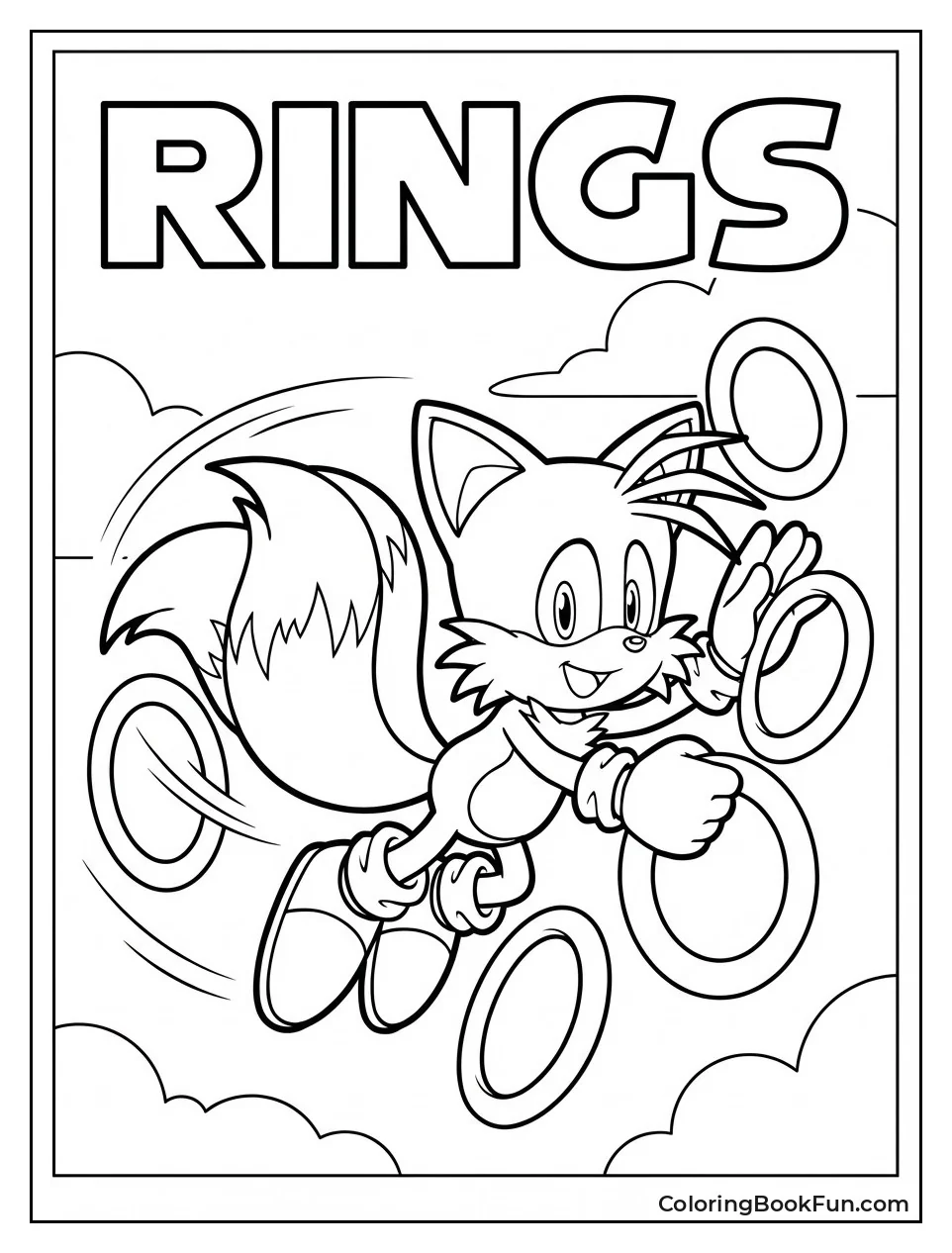 Tails Grabs Floating Golden Rings