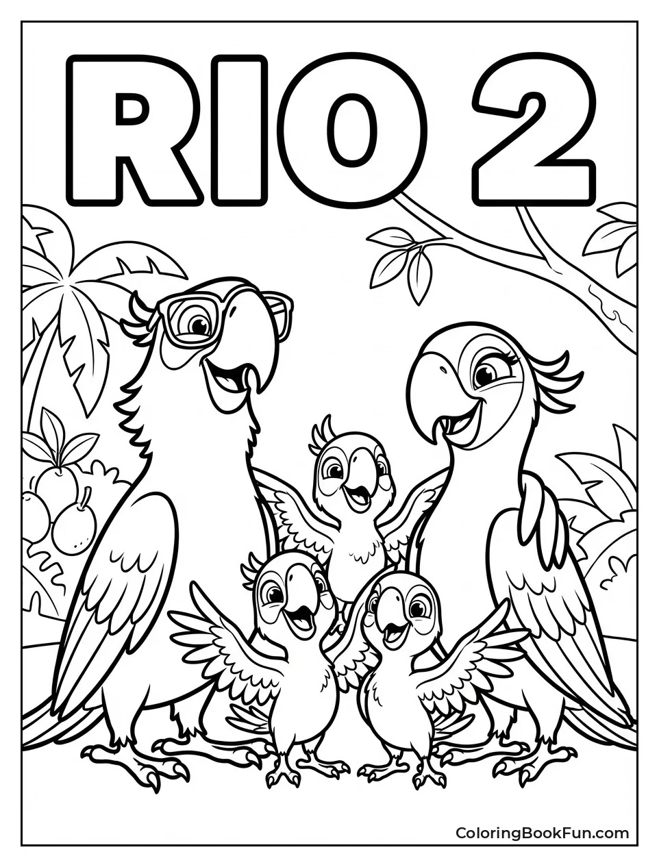 Happy Rio Family Portrait