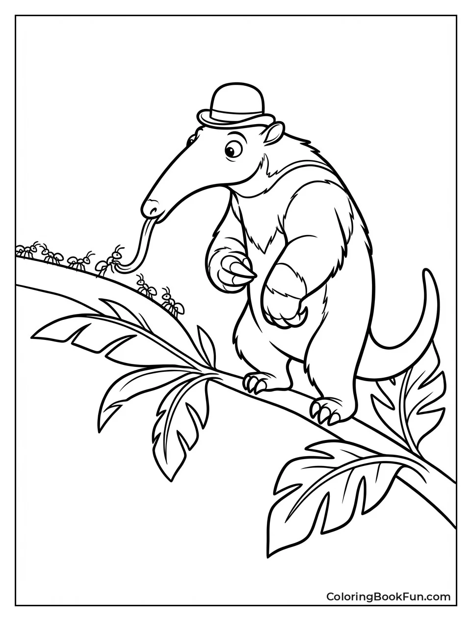 Charlie Catches Ants Tongue