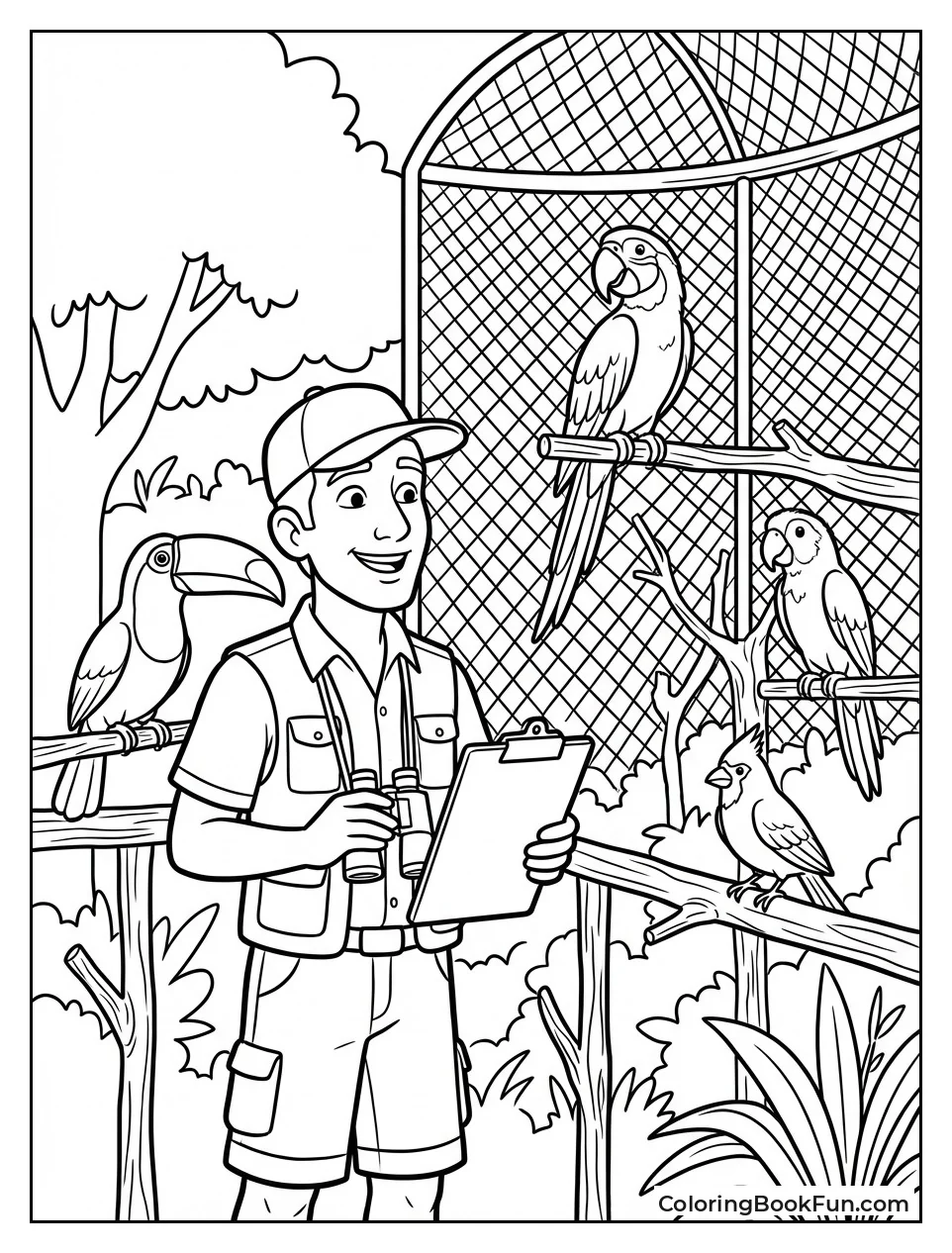 Tulio in Bird Aviary