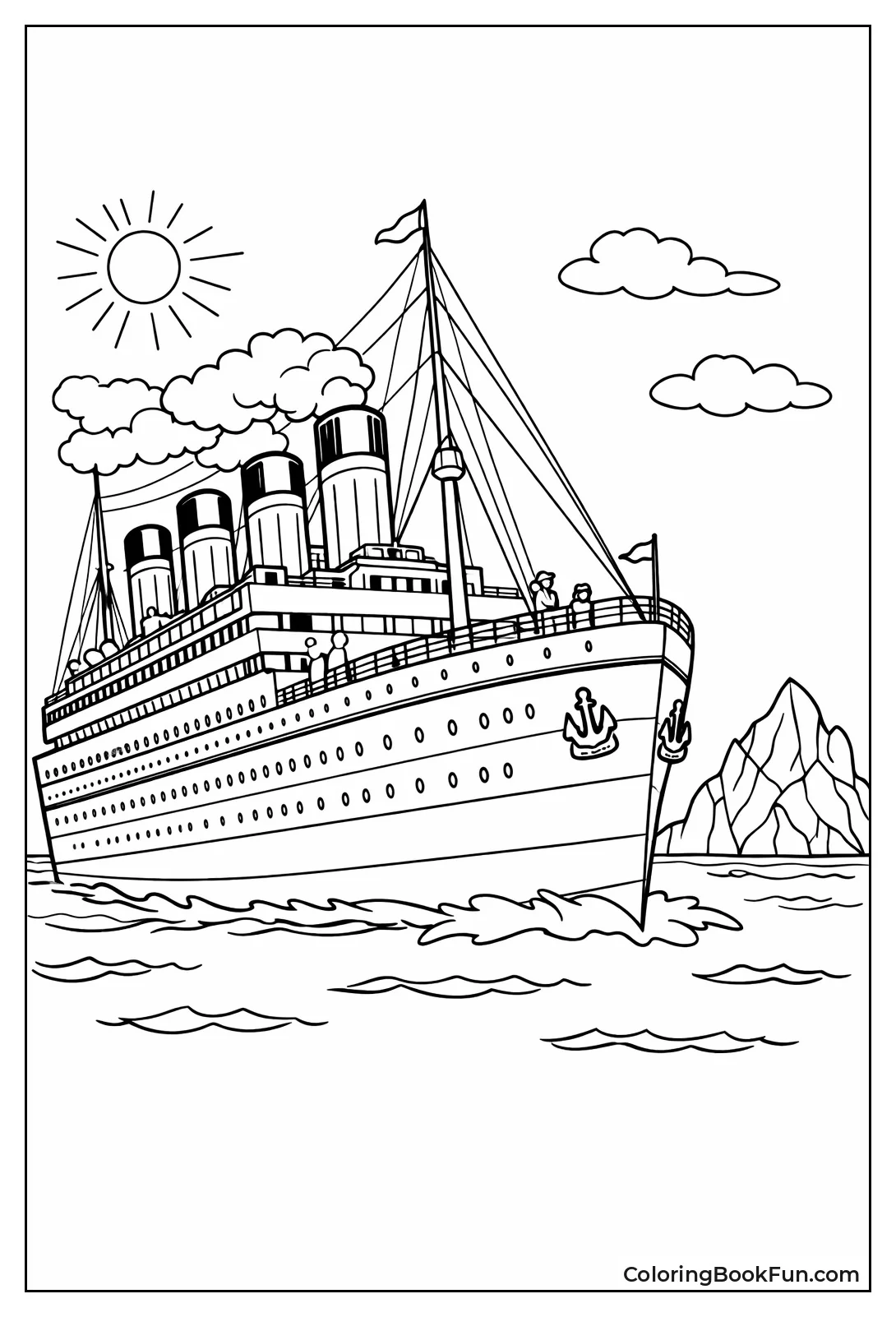 Elegant RMS Titanic Shows Decks