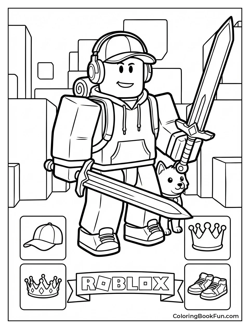 Roblox Avatar Wearing Fun Clothes