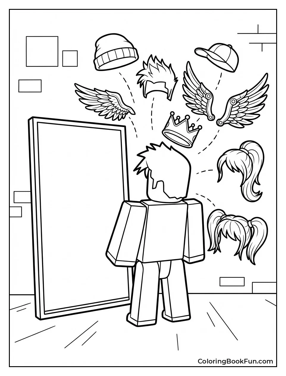 Avatar Chooses Hats and Wings