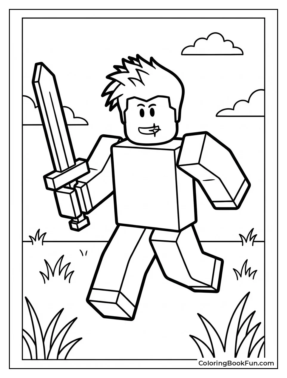 Bacon Hair Runs with Sword