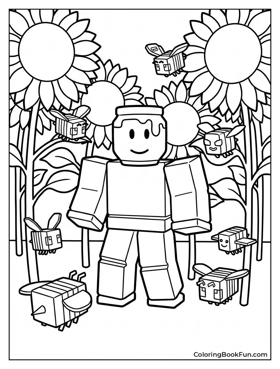 Bees Swarm Honey Mask Player