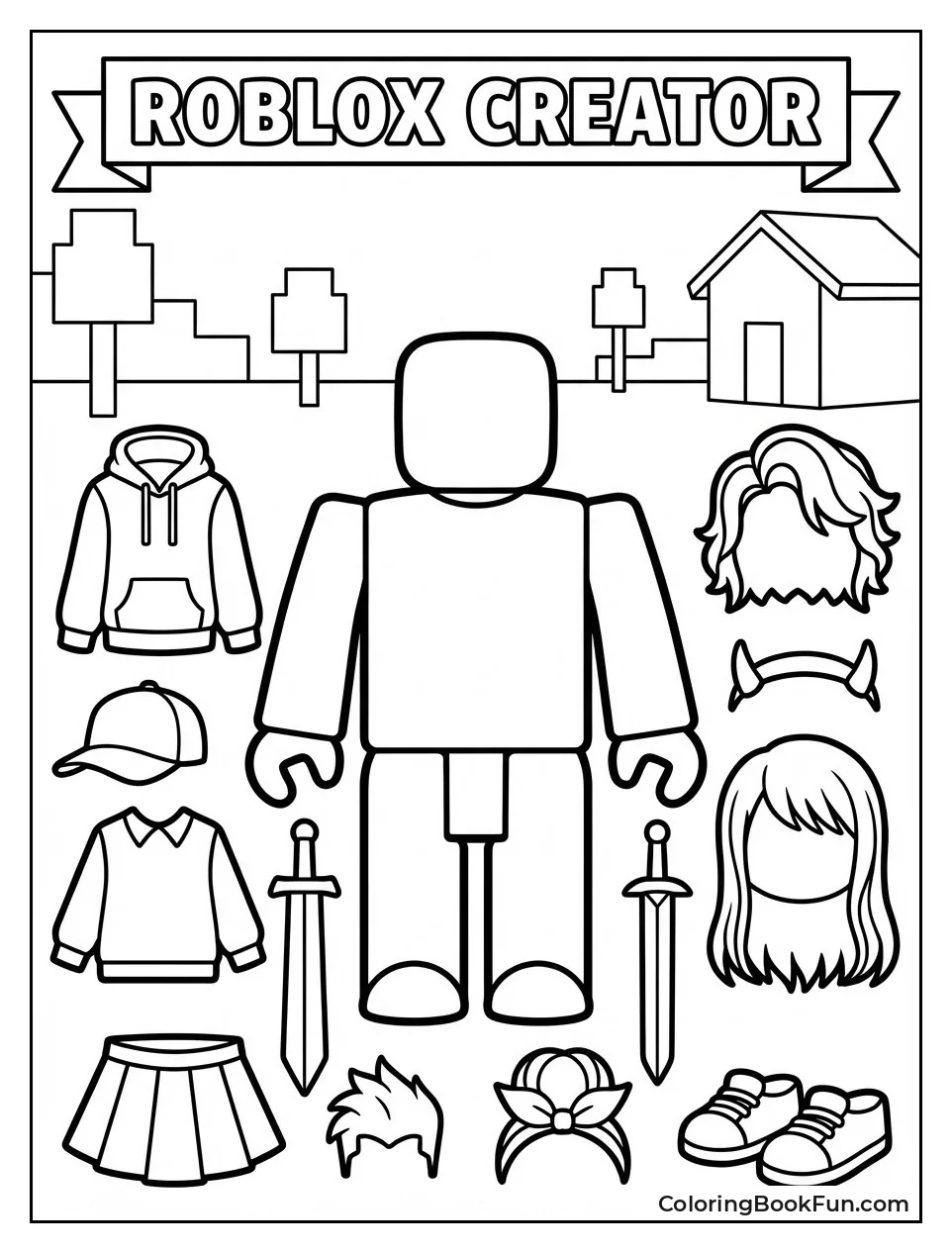 Blank Avatar Awaits Customizing