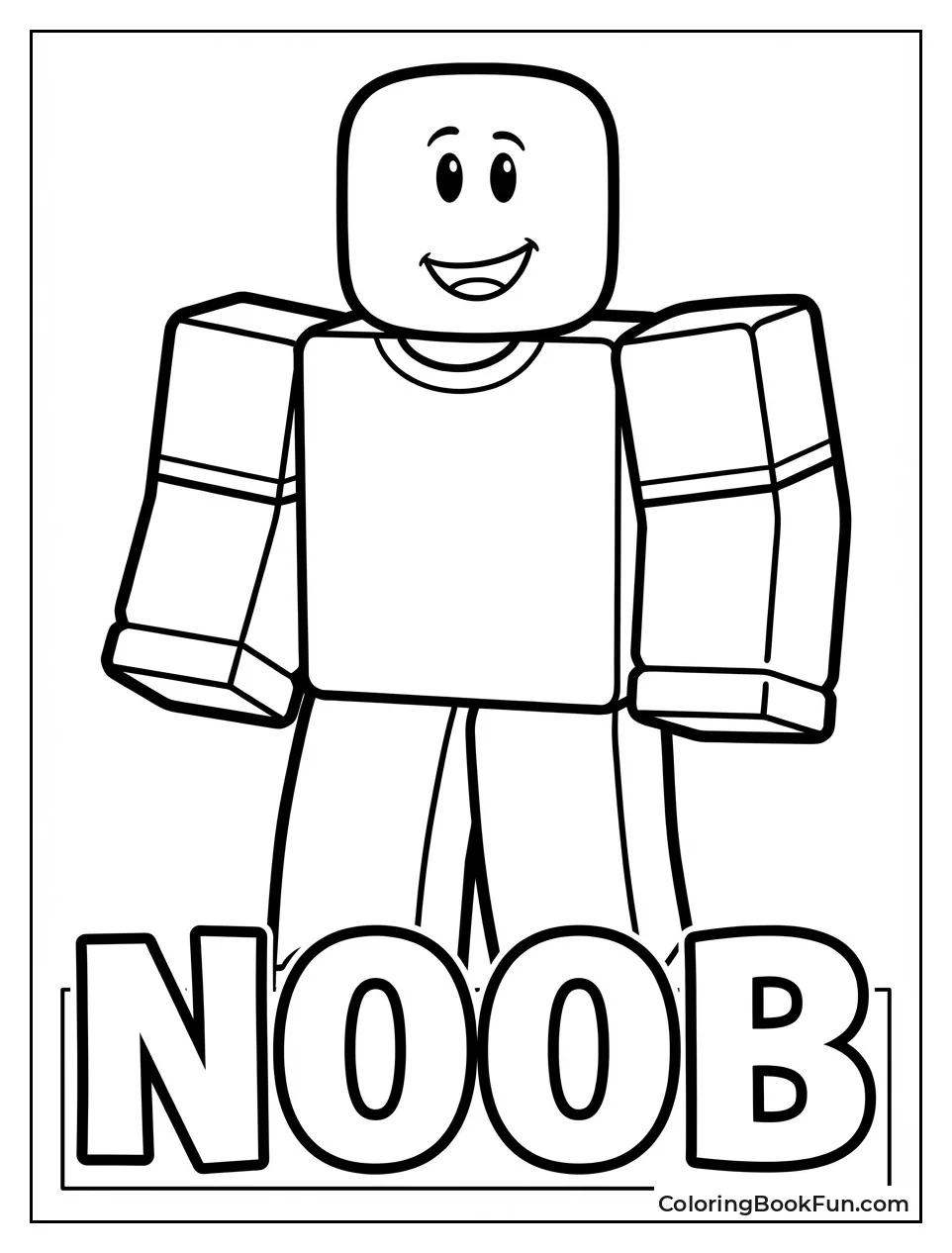 Noob Smiles in Shirt